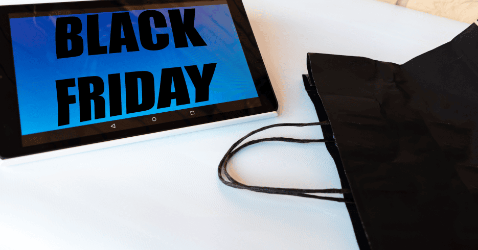 Black Friday on tablet