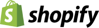 Shopify logo on transparent background.