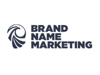 Brand Name Marketing logo on transparent background.