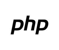 php logo on transparent background.